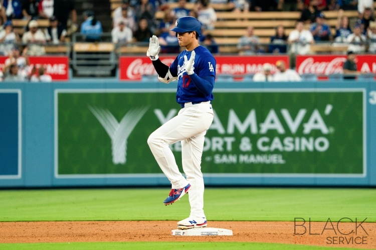 Dodgers and Angels Play to a 7-7 Tie